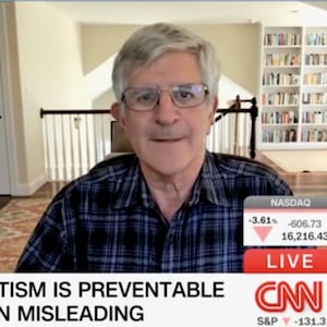 Dr. Paul Offit (R) criticized a handful of sweeping claims Health Secretary Robert F. Kennedy Jr. made on autism Wednesday.
