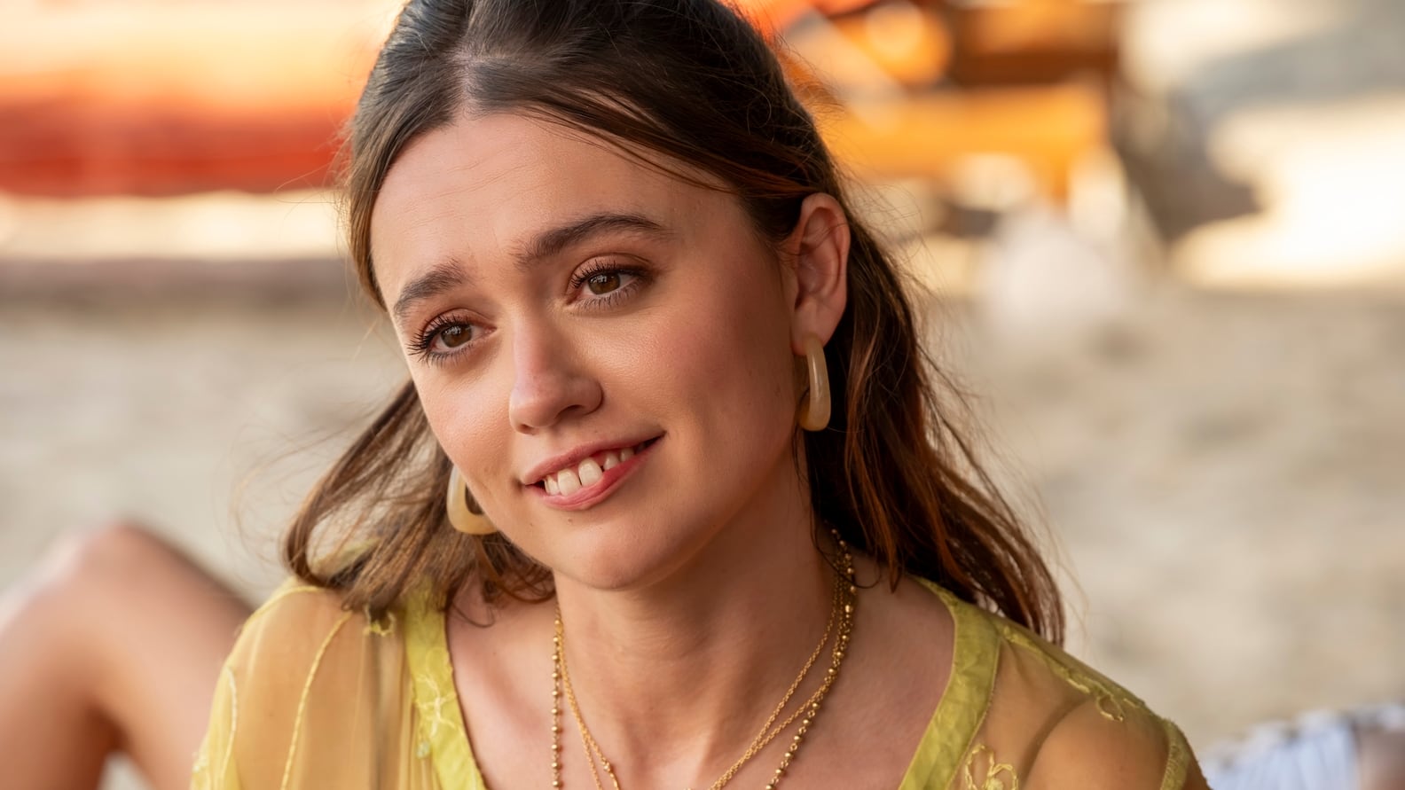 Aimee Lou Wood in “The White Lotus.”