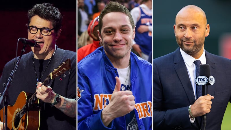 John Mayer, Pete Davidson, Derek Jeter