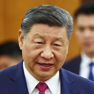 China's President Xi Jinping in Hanoi, Vietnam.