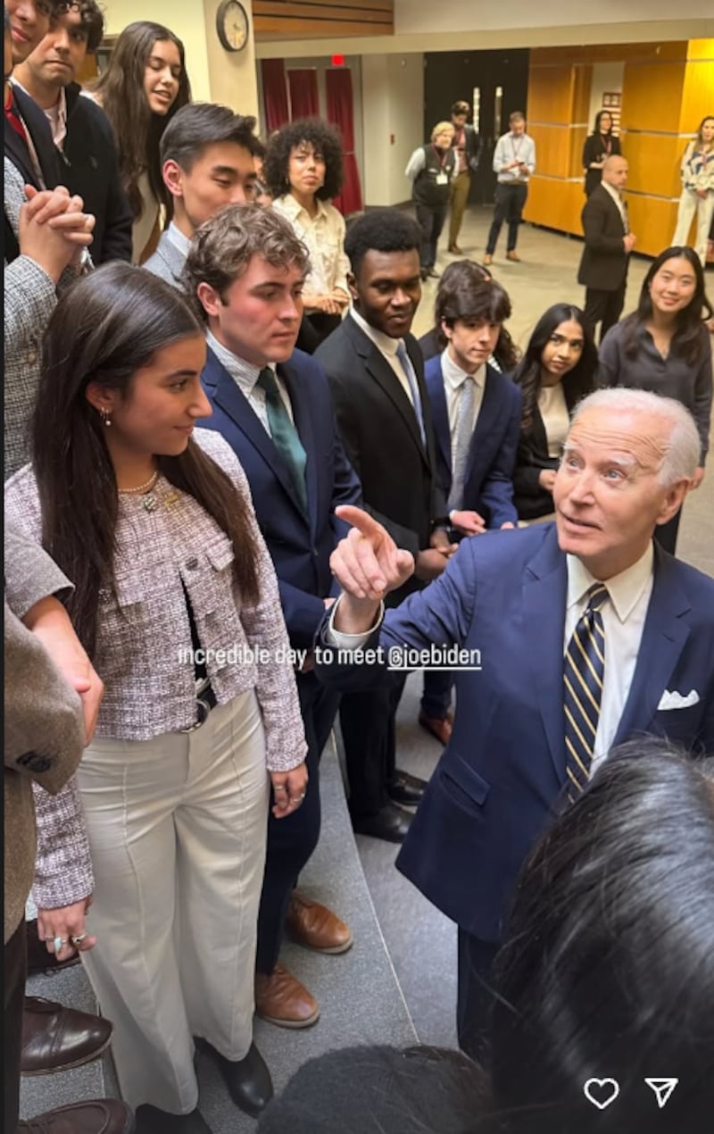 Joe Biden dropped an ice cream and mixed up Ukraine with Iraq in a speech to students at Harvard.
