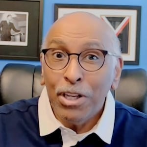 Former RNC chair Michael Steele speaks with MSNBC on March 7, 2025 regarding an executive order by President Donald Trump targeting prominent Democratic Party law firm Perkins Coie.
