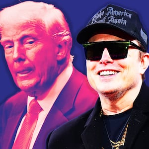 Donald Trump, Elon Musk photo illustration
