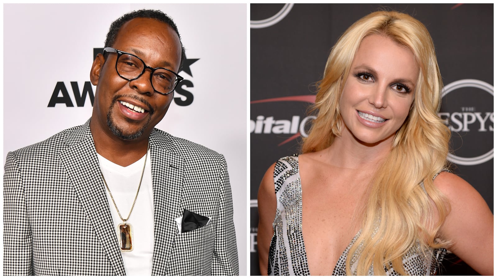 Bobby Brown and Britney Spears