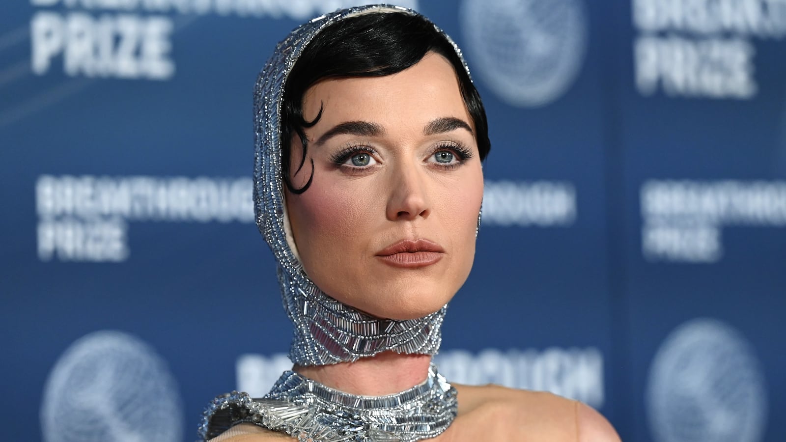 Katy Perry at The 11th Breakthrough Prize Ceremony held at Barker Hanger on April 05, 2025 in Santa Monica, California.