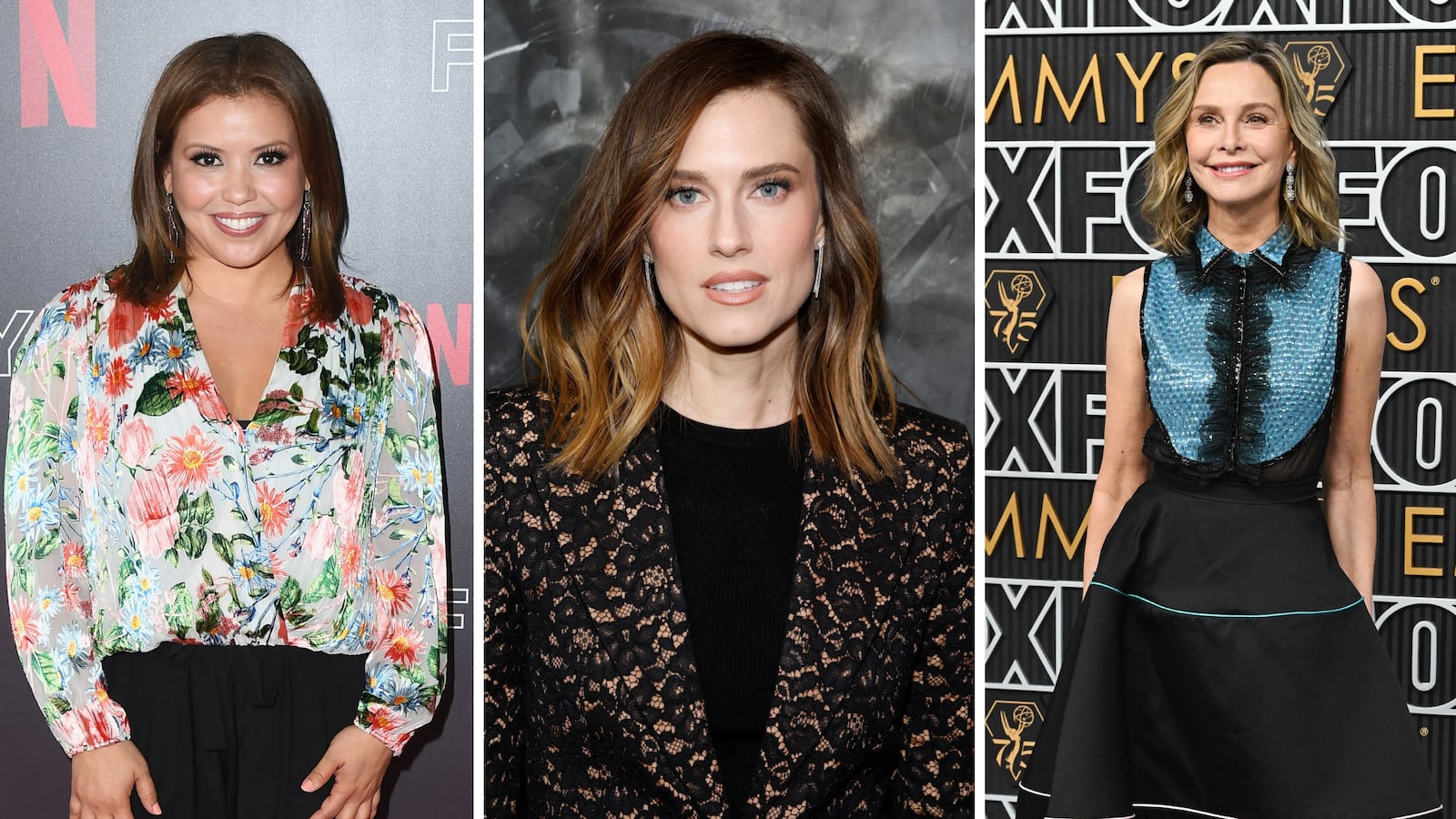 Justina Machado, Allison Williams, and Calista Flockhart