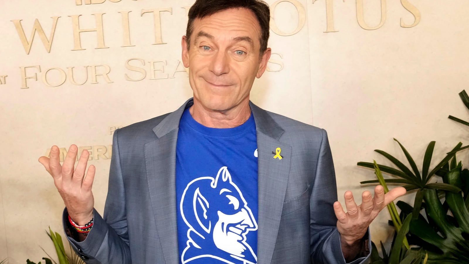 Jason Isaacs attends HBO's "The White Lotus" Season 3 Finale Event at Four Seasons Hotel Westlake Village, California on April 06, 2025.