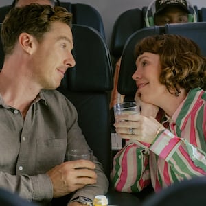 Benedict Cumberbatch and Olivia Colman