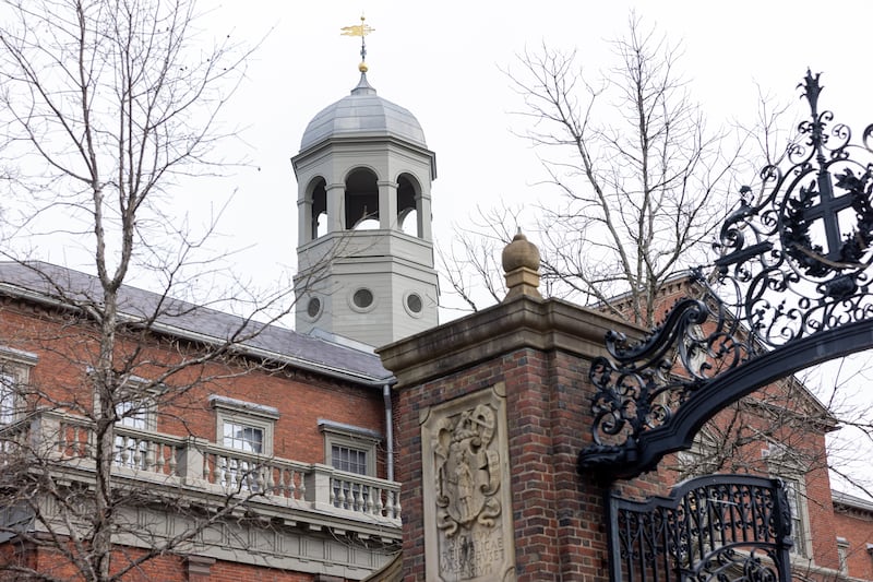A tower on one of the Harvard University buildings in Cambridge, Massachusetts. A Trump administration task force announced Monday that it would block Harvard University from receiving $2.2 billion in federal grants and $60 million in contracts after the Ivy League school defied demands to adopt new policies on student and faculty conduct and admissions.
